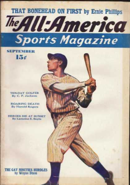 All-America Sports Magazine - 9/1938