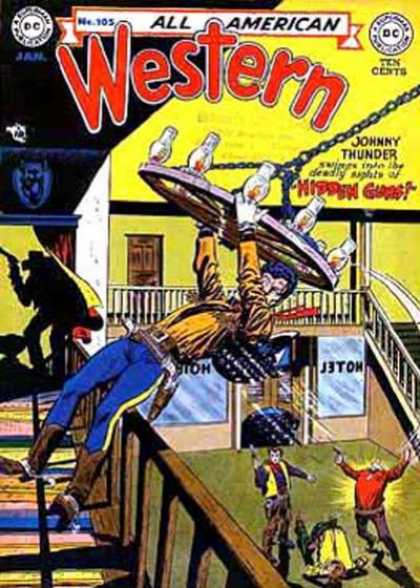 All-American Comics - All American Western - Western - Johnny Thunder - Cowboy - Hotel - Gun