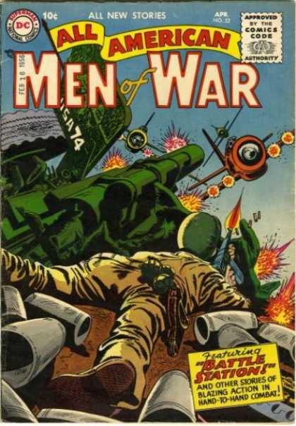 All-American Comics - All American Men of War - All American - Men Of War - Dc - Comics - Battle Station