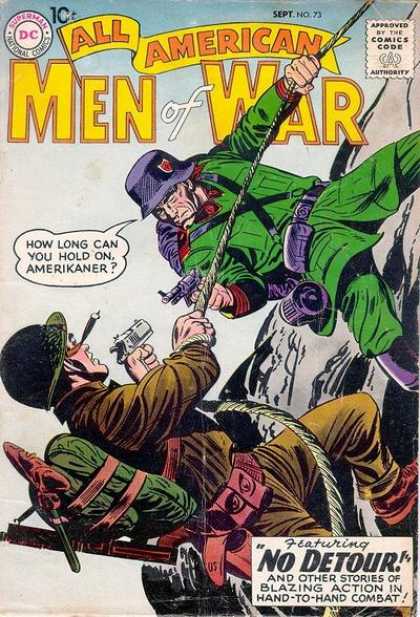 All-American Comics - All American Men of War - Dc - Gun - Weapons - Speech Bubble - Men