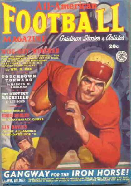 All-American Football Magazine - 1/1938