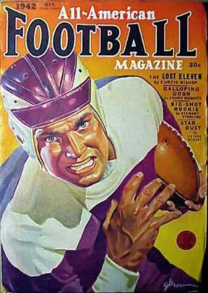 All-American Football Magazine - 10/1942