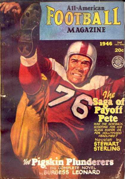All-American Football Magazine - 2/1946