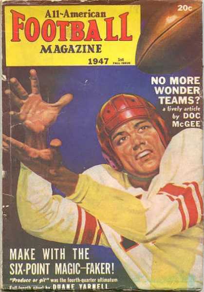 All-American Football Magazine - 1/1947