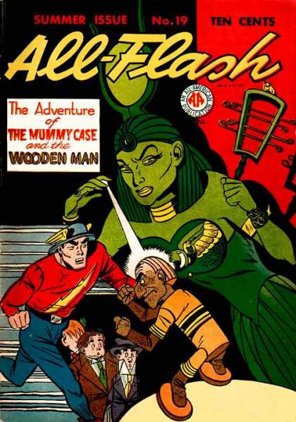 All-Flash Quarterly 19 - Egypt - Mummy - Wooden Man - Flash - Helmet