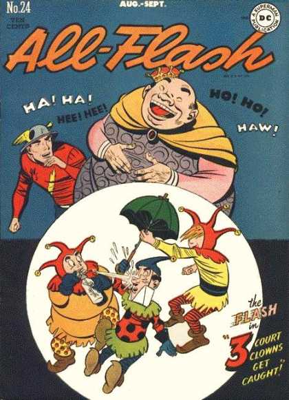 All-Flash Quarterly 24 - Clowns - Jester - Ball - Umbrella - King