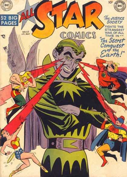 All Star Comics 52 - Wonder Woman - Earth - Green Lantern - War - Time