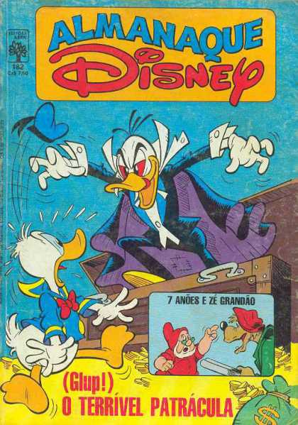 Almanaque Disney 182 - Donald Duck - Vampire - Doc - Brer Bear - Coffin