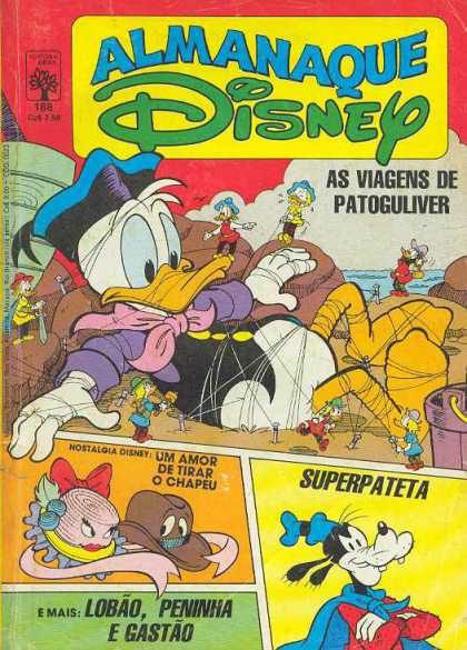 Almanaque Disney 188 - Donald - Patoguliver - Disney - Hats - Tied