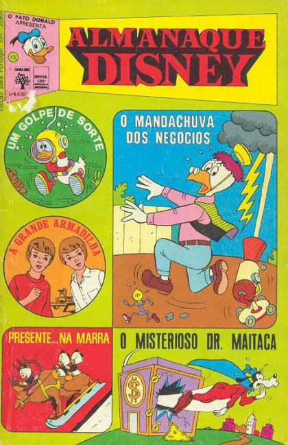Almanaque Disney 19 - O Mandachuva Dos Negocios - O Pato Donald - Um Golpe De Sorte - A Grande Armadilha - Presentena Marra