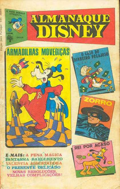 Almanaque Disney 20 - Goofy - Duck - Donald - Rocket - Money
