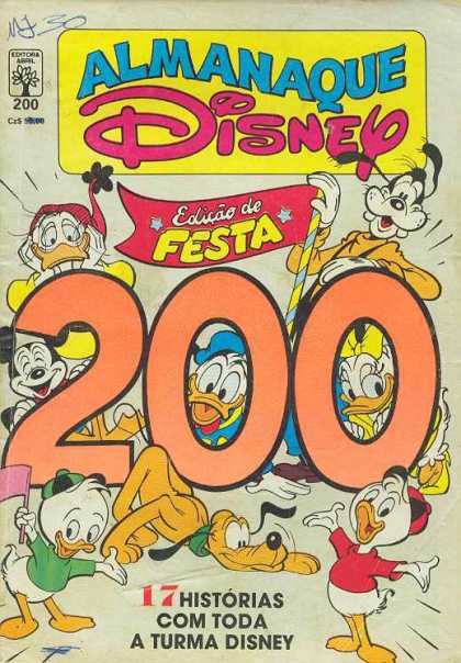 Almanaque Disney 200 - 200 - Disney - Festa - Goofy - Pluto