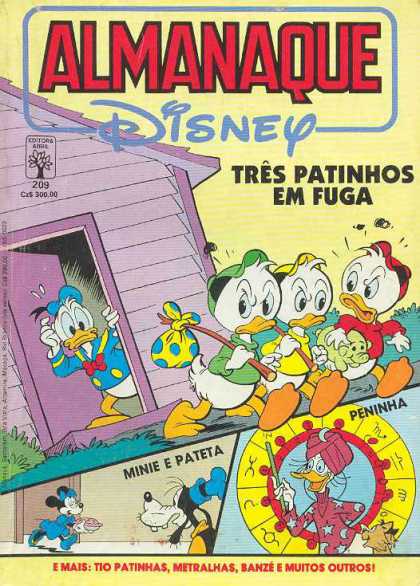 Almanaque Disney 209 - Huey Dewey And Louie - Donald Duck - House - Minnie Mouse - Goofy