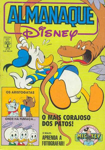 Almanaque Disney 210 - Mickey - Donald Duck - Cats - Halos - Dragon