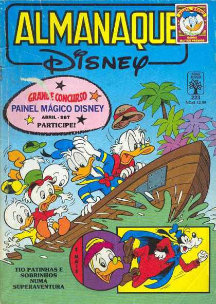 Almanaque Disney 223 - Portuguese - Almanac - Donald Duck - Goofy - Ducks
