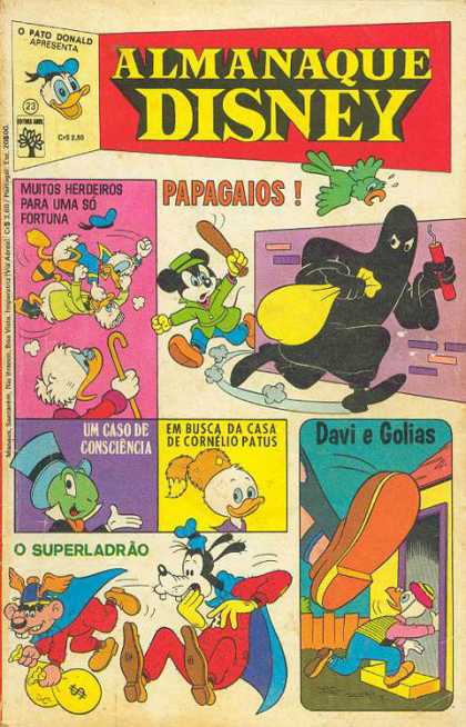 Almanaque Disney 23 - Robber - Dynamite - Money Bags - Fight - Parrot
