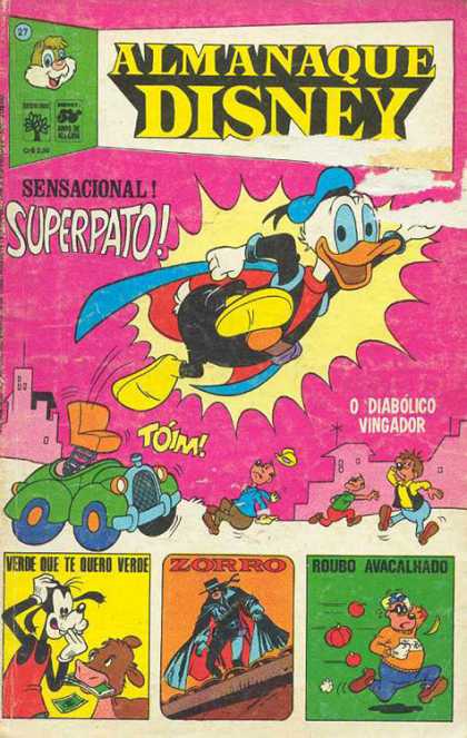 Almanaque Disney 27 - Donald Duck - Car - Zorro - Roubo Avacalhado - Cow