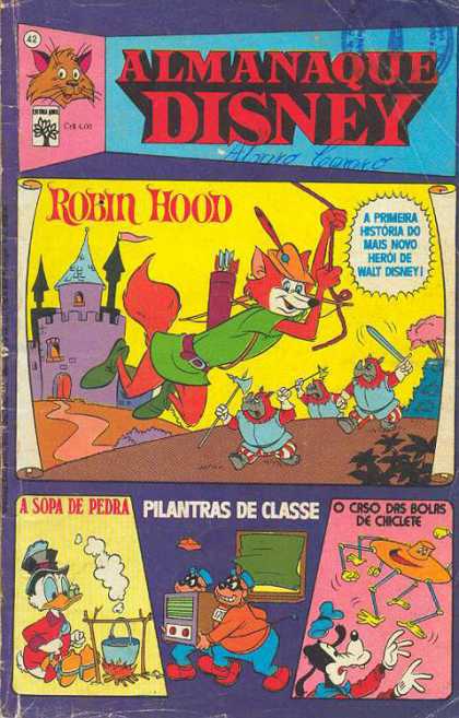 Almanaque Disney 42 - Cat - Fps - Robin Good - Battle - Castle