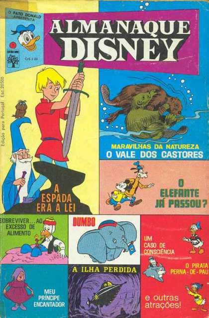 Almanaque Disney 7 - Goofy - Sword - Elephant - Wizard - Boy