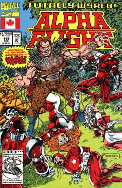 Alpha Flight 115 - Marvel Comics - 30th Anniversary - Totally Wyred - Canada - No 115
