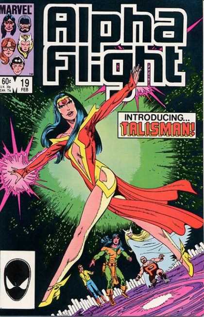 Alpha Flight 19 - Talisman - Woman - Super Heroes - Space - Burst - Jaime Mendoza, John Byrne