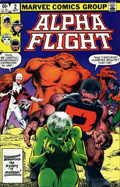 Alpha Flight 2 - Alpha Flight - Beginning The Mystery Of Marrina - Puck - Marrina - Marvel - John Byrne, Terry Austin