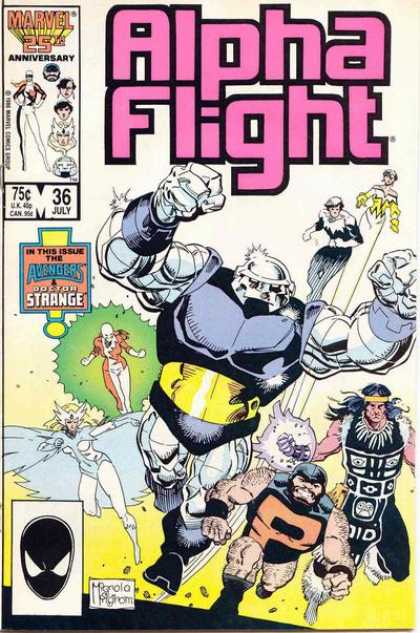 Alpha Flight 36 - Marvel - 25 Anniversary - Avengers - Doctor Strange - July - Mike Mignola