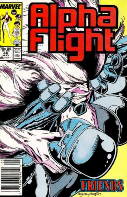 Alpha Flight 46 - Fight - Face - Grab - Fur - 75 Cents - Terry Austin