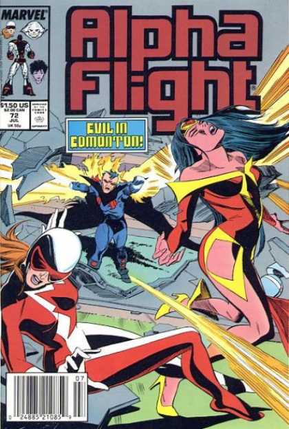 Alpha Flight 72 - Marvel - Evil In Comonton - Woman - Super-hero - Mutant