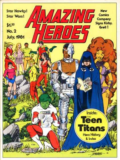 Amazing Heroes 2 - Dc - Dc Comics - Green Arrow - Robin - Fkash