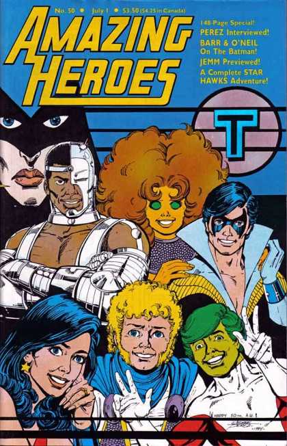 George Perez - Jemm - Star Hawks - Mike Barr - Denny Oneil - George Perez Amazing Heroes 50 - George Perez - Jemm - Star Hawks - Mike Barr - Denny Oneil - George Perez