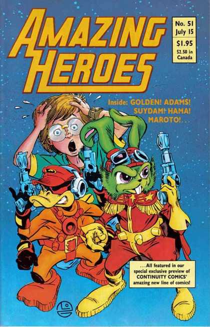 Michael Golden Amazing Heroes 51 - Michael Golden