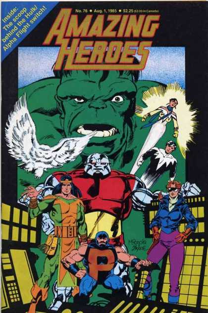 John Byrne, Mike Mignola Amazing Heroes 76 - John Byrne, Mike Mignola