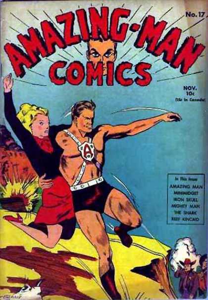 Amazing Man Comics 13