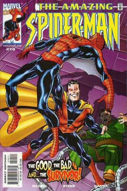 Amazing Spider-Man (1999) 10 - Marvel Comics - Superhero - Survivor - Mutant - Direct Edition - John Byrne
