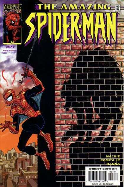 Amazing Spider-Man (1999) 27 - Bricks - Shadow - Tingling - Sense - Hanging - John Romita