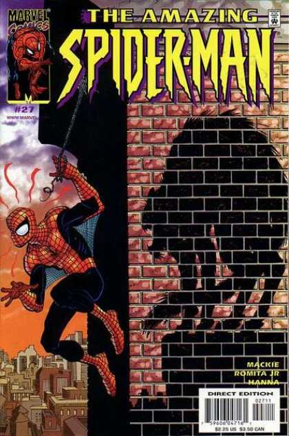 Amazing Spider-Man (1999) 27 - Bricks - Shadow - Tingling - Sense - Hanging - John Romita