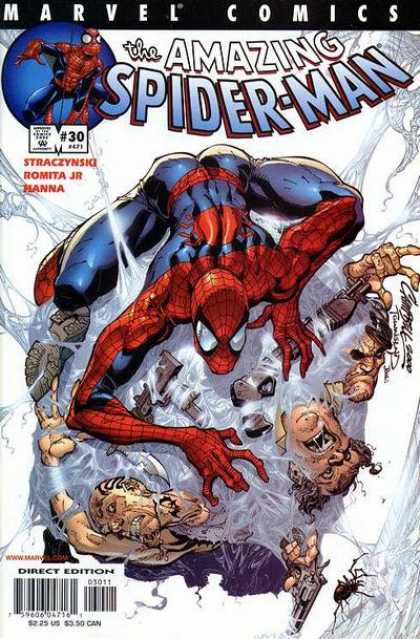 Amazing Spider-Man (1999) 30 - Web Ball - Guns - Spider - Thugs - Captured