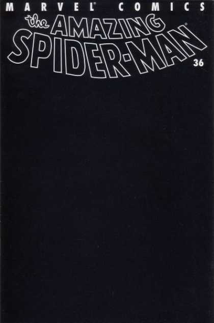 Amazing Spider-Man (1999) 36 - Marvel - 36 - Comics - Original Cover - Black Background