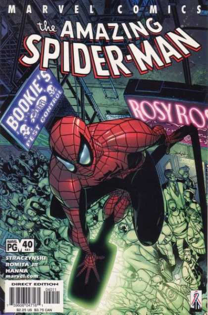 Amazing Spider-Man (1999) 40 - Marvel Comics - Rosy Rose - Bookies Peset Control - Hanna - Straczynski - Jason Pearson