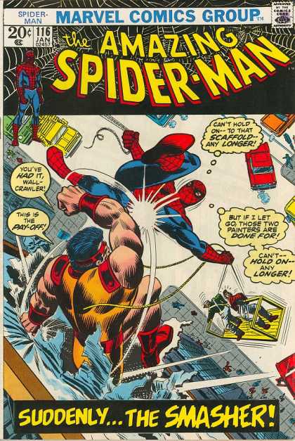 Amazing Spider-Man 116 - Smasher - Scaffold - Spider Man - Painters - Wall-crawler