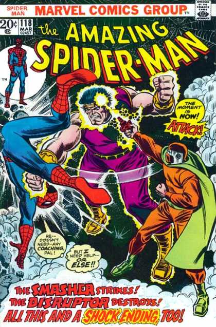 Amazing Spider-Man 118 - Smasher - Disruptor - Attack - Fight - Spiderman