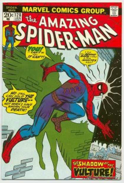 Amazing Spider-Man 128 - Vulture - Shadow - Wall