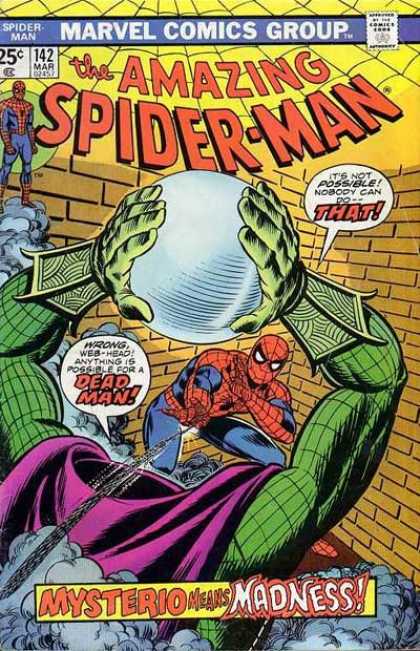 Amazing Spider-Man 142 - Mysterio - Head - Web - Madness - Ball