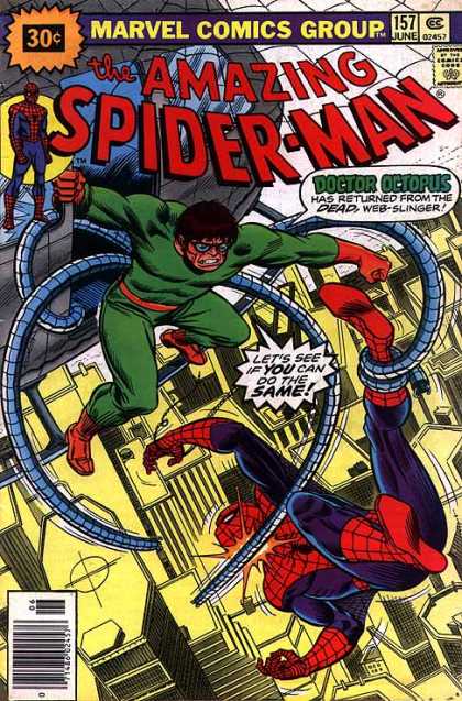 Amazing Spider-Man 157 - Doctor Octopus - Marvel Comics - Peter Parker - The Human Spider - Web Slinger
