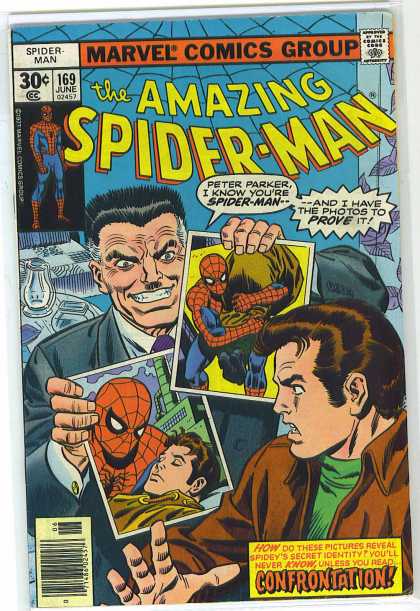 Amazing Spider-Man 169 - Jameson - Peter Parker - Photographs - Secret Revealed - Identity Crisis