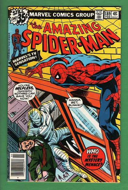 Amazing Spider-Man 189 - Jameson - The Amazing Spider-man - Marvels Tv Sensation - Bunkie - Mystery Menace - Bob McLeod, John Byrne