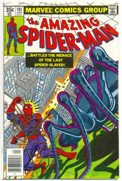 Amazing Spider-Man 191 - Spidey Sense - Battles The Menace - Bound - Skyscraper - Spider
