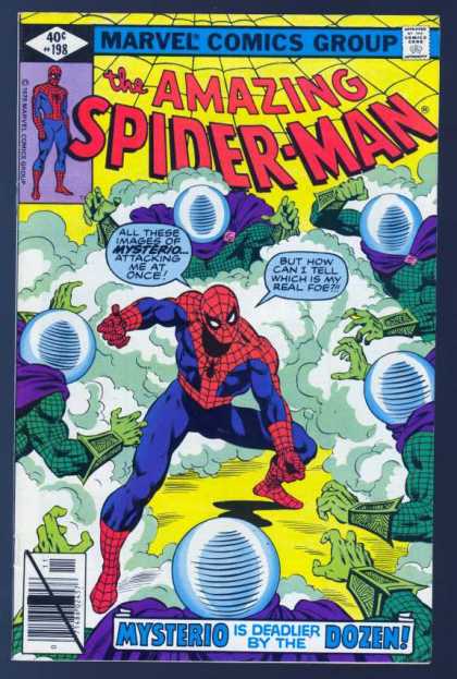 Amazing Spider-Man 198 - Mysterio - Smoke - Spiderman - Web - Spider - Bob McLeod