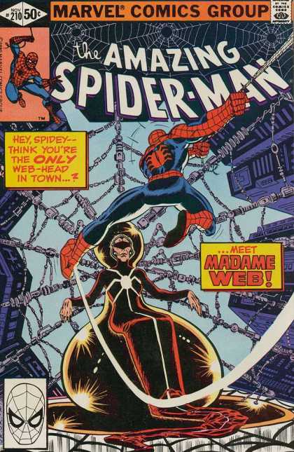 Amazing Spider-Man 210 - Marvel - Marvel Comics - Madame Web - The Amazing Spider-man - Peter Parker - John Romita